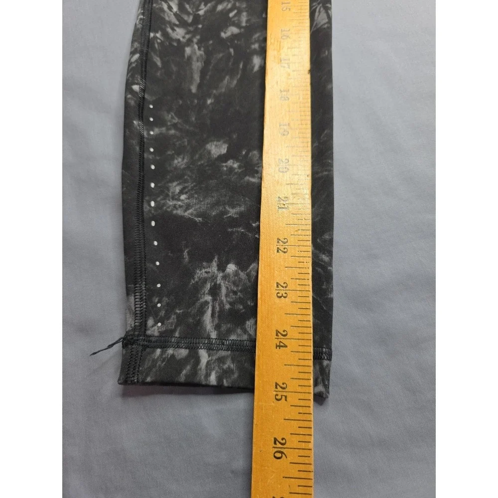 Lululemon Leggings Wunder Train HR 25'' Tie Dye Gray Training Athletic Sz 6